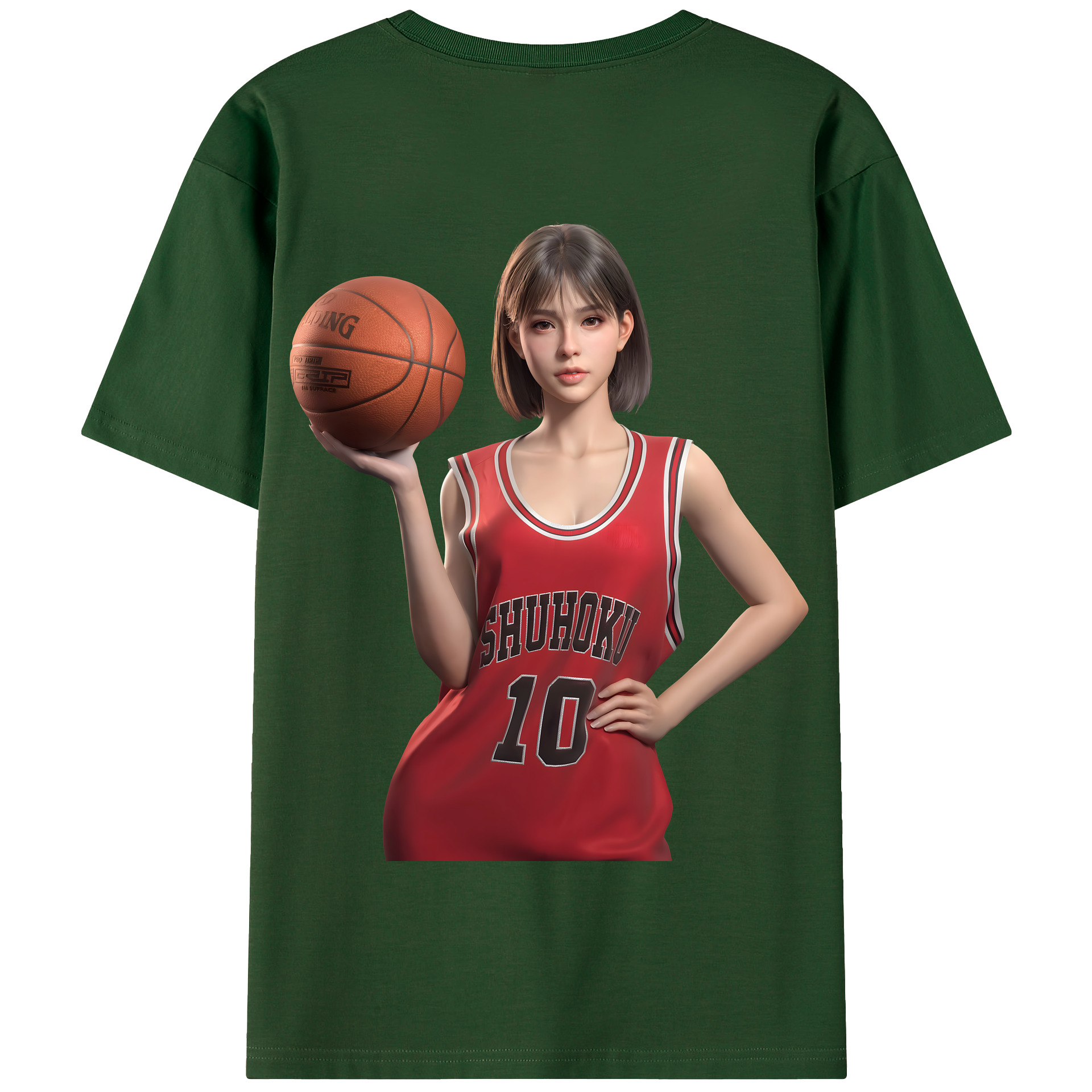 SLAM DUNK／スラムダンク 綿100％半袖Tシャツ（背面プリント）
